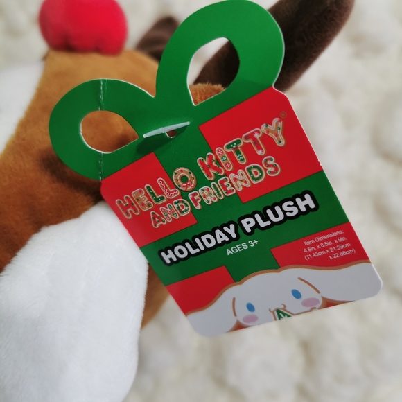 Hello Kitty And Friends Cinnamoroll, My Melody, and Kuromi Holiday Plushies - Picture 3 of 11